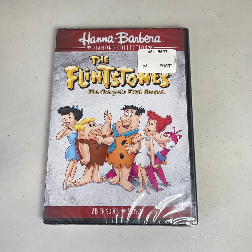NEW The Flintstones Complete First Season DVD Sealed Hanna-Barbera 3-Disc 28 Eps